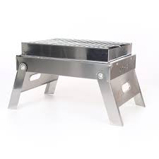 stainless steel charcoal grill