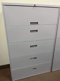steelcase 5 drawer lateral file cabinet