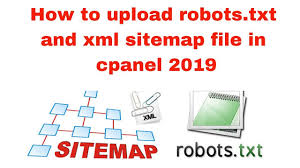 xml sitemap file in cpanel 2019