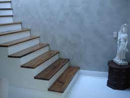wood treads to existing concrete stairs