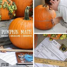 Pumpkin Math With Free Pumpkin Worksheets Little Bins