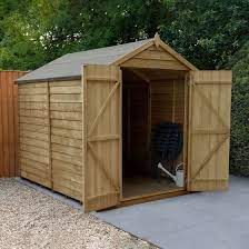 Pressure Treated Double Door Shed