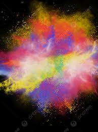 full abstract color paint splash