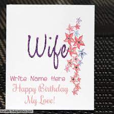 free happy birthday card for wife with