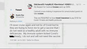 Jun 29, 2021 · cruise lines looking to operate in florida are barred from mandating proof of vaccination due to the state's ban on vaccine passports.to address this, besides paying for travel insurance. Do I Need Travel Insurance To Take A Cruise Wusa9 Com