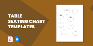 16 table seating chart templates doc