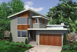 Modern House Plan With Shed Roofs