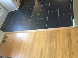 flooring transition is tripping hazard