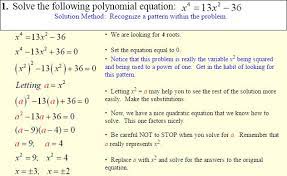 Solving Polynomials Equations Of Higher