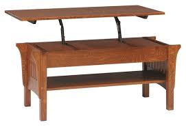 Mission Lift Top Coffee Table From