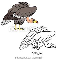 You can now download the best collection of vultures coloring pages image to print. Cartoon Vulture Coloring Page Vector Illustration Canstock