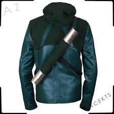 Green Arrow Leather Jacket