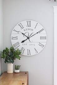 Large Wall Clock Farmhouse Wall Decor