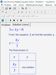 Solving Linear Equations Calculator On