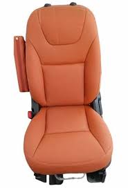 Pu Leather Orange Car Seat Cover