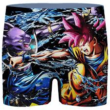 Share your ideas and opinions on shows, movies, manga, and more. Dragon Ball Z Beerus Vs Goku Red Dope Art Men S Brief Saiyan Stuff
