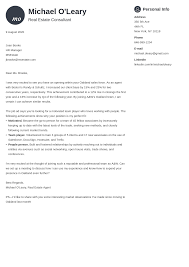 real estate agent cover letter exle