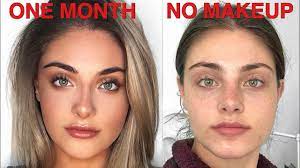 i wore no makeup for one month straight