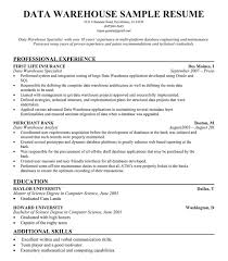 Warehouse Resume Samples Resume Templates And Cover Letter