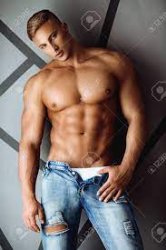 Young Sexy Muscular Man Stock Photo, Picture and Royalty Free Image. Image  106532292.