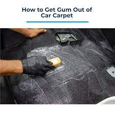 how to get gum out of car carpet good