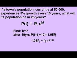 algebra exponential growth and decay