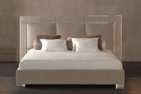 Sigma Bed With Low Headboard Leather
