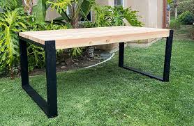 modern outdoor dining table diy