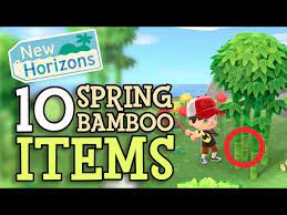 bamboo in crossing new horizons