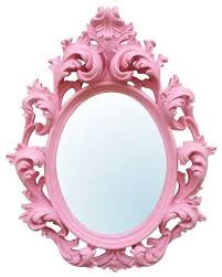 Pink Mirror Mirror Wall Decor