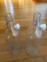 2 Ikea Glass Water Bottles Around