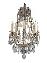 A Large Maria Theresia Eight Light Bohemian Crystal Chandelier Ref 67727