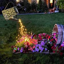 Watering Can With Lights Large Solar