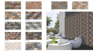 multicolor glossy brick wall tile