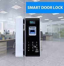 glass door electronic door locks with