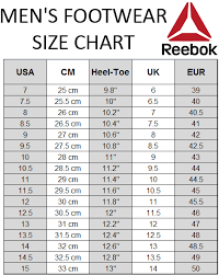 Reebok Sweatshirt Size Chart