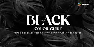 black color a guide on meaning