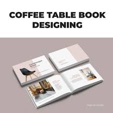 coffee table books designing service at