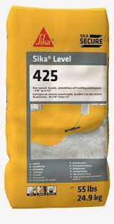 white pvc sika level 425 dust self