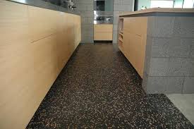 Recycled Rubber Cork Floor Black Sand