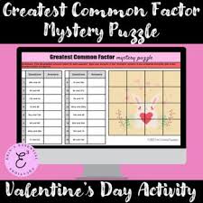 Valentine S Day Greatest Common Factor