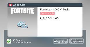 Using this fortnite mobile hack, you can generate free v bucks for any platform like ios, android, pc, ps4, xbox. 20 Discount On Fortnite 1 000 V Bucks Xbox One Buy Online Xb Deals Canada