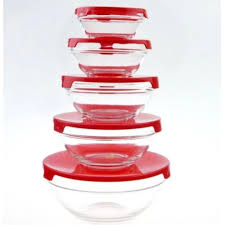 Glass Microwaveable Cooking Bowl