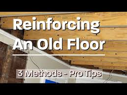 reinforcing floor joists pro tips