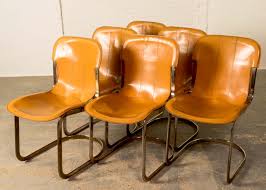 We're confident you're going to love our chairs! Mid Century Leather Brass Dining Chairs By Willy Rizzo For Cidue Set Of 6 Hpvintage Com