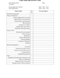 5 Chart Audit Forms Pdf