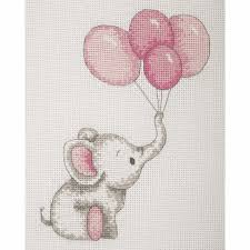 Baby cribs crib mattresses baby bedding gliders & ottomans changing. Anchor Counted Cross Stitch Kit Baby Sets Boy Girl Elephant Balloons
