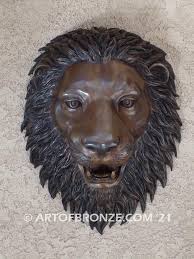 Lion Head Wall Fountain Art Of Bronze