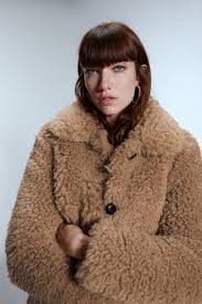 Zara Faux Fur Coat Fur Coat Faux Fur