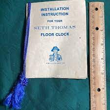 seth thomas floor clock installation